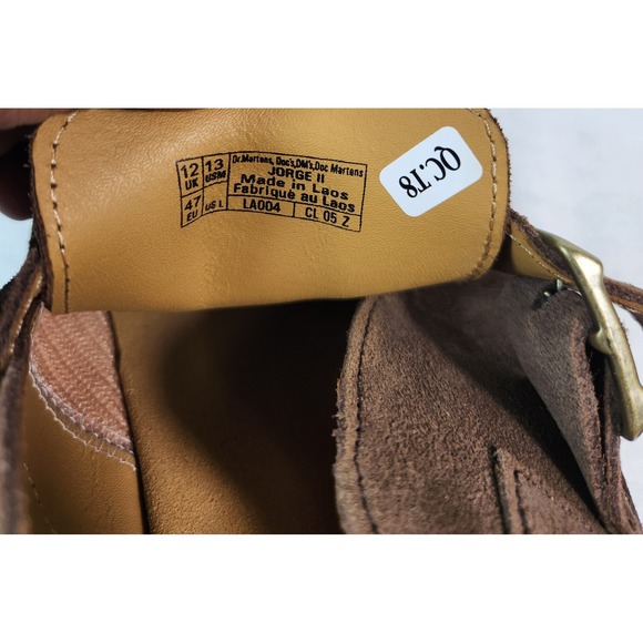 Dr. Doc Martens Jorge II Suede Slingback Mule Shoes Men's 13 - Picture 7 of 12